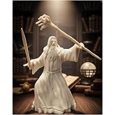 hivhestın Gandalf Beyaz (Gandalf the White) 3D Baskı Fig&uuml;r - 23 cm - PLA Malzeme