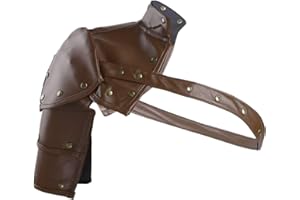 YiZYiF Armatura a Spalla/Cinturino da Braccio in Pelle Cosplay Soldato Romano Body Chest Harness Regolabile Imbracatura Punk Gotico Cintura a Tracolla Accessori Carnavale