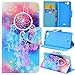 Produktbild SMART LEGEND Lederhülle für Wiko Pulp 4G Ledertasche Hülle Dreamcatcher Muster Design Schutzhülle Premium PU Schutz Leder Flip Case Wallet Protective Cover Innere Weiche Silikon Bookcase Backcover Handy Tasche Schale mit Kartenfächer Magnetverschluß Standfunktion Etui