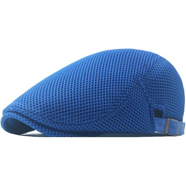 Coucoland Heren Zomer net Baret Ademende Pet met Klep Scheermuts Newsboy Flat Cap Baskenmuts Heren Dagelijks Leven Accessoires Grijs