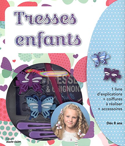 Download Coffret tresses enfants : Contient : 1 livre d'explications, 2 hair stick, 6 élastiques colorés, 6 épingles plates, 2 pinces crocodiles, 2 barettes papillons Download Coffret tresses enfants : Contient : 1 livre d'explications, 2 hair stick, 6 élastiques colorés, 6 épingles plates, 2 pinces crocodiles, 2 barettes papillons