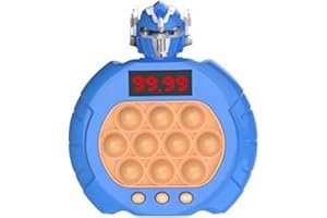 WORDS AND DEEDS Pop it electrónico Quick Push Burbujas Juego Consola Nuevo Modelo Pop it electrónico con Pantalla Juguetes sensoriales y mágicos (WST-Transformadore1)