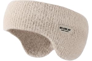 LUCCHI Soundproof Ear Muffs for Sleeping - Soft Warm Windproof Ear Muffs - Soundproof Winter Warm Earmuffs - Noise Reduction Sleep Ear Muffs - Portable Earmuffs for Cold Weather, Sleeping, Study, Working