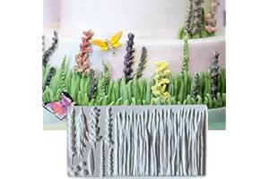 TUKE Molde de silicona para fondant, diseño de rosas, herramientas de decoración de pasteles, dulces, resina, arcilla, chocolate, pasta de goma (20 x 11,5 x 1,2 cm)