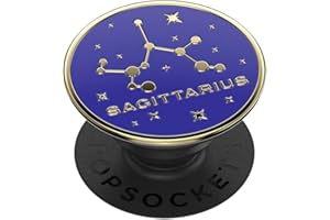 PopSockets: PopGrip - Support et Grip pour Smartphone et Tablette avec Un Top Interchangeable - Enamel Zodiac Sagittarius
