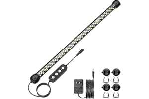 ‎SEAOURA SEAOURA Aquarium Led Beleuchtung mit Timer, Aquarium licht mit automatischer Ein-/Ausschaltung, Vollspektrum, 10 Helligkeitsstufen, für Aquarium