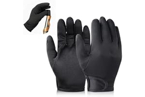 JAWUZ Hitzebeständige Handschuhe 2er-Pack | Professioneller Hitzeschutz für Haarstyling | Spezial-Design für Glätteisen, Lockenstab & Föhn