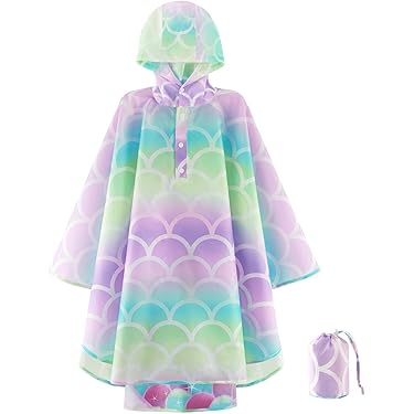 Poncho Chubasquero YNYCIPZ Abrigos Impermeables Para Niu00f1a