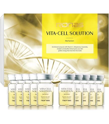 RONAS GOLDEN TIME EXPERT AMPOULE 2本セット Ronas Golden Time Expert Ampoule 1.58oz. 24K gold repairing