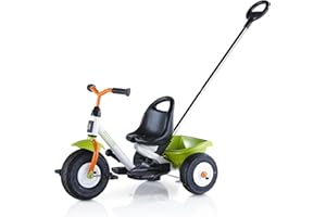 Kettler Dreirad Startrike Air I Robustes Kinder-Dreirad mit Luftreifen I verstellbare Schubstange I kippbarer Behälter I Fußplatte I hohe Kippsicherheit, ab 2 Jahren