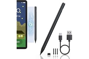 TIOLEJE Stylet Surface Pro pour Microsoft Surface Pro 9/8/7/X – Stylet Surface Go 3/Go 2 avec Sensibilité à la Pression 4096, Rejet de la Paume, Compatible Surface Book/Ordinateur Portable/Studio Surface Pen