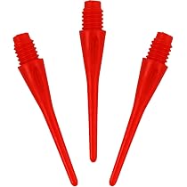 100 Têtes Fléchettes Souples - Pointes Remplacement Fléchettes Sport Plastique
