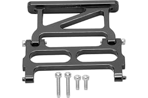 DILWE Columna de Carcasa Trasera de Coche RC, Pilar de Carcasa de carrocería de Coche RC Carcasa Trasera de Aluminio RC para Piezas de actualización de Coche RC Axial SCX24 C10(Negro)