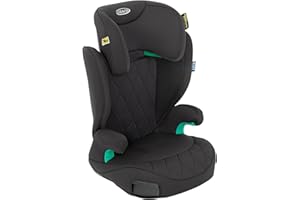 Graco - Affix i-Size R129 Elevador con respaldo ISOFIX, de 100 a 150 cm (de 3,5 a 12 años aprox.), color Midnight