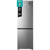 Hisense RB3K330SAIC &ndash; Combi Refrigerator, 2 Doors, KitchenFit | AlxWxFn 186 x 59.4 x 60 cm, 330L, Inox, WiFi, Inverter, 10 Ye