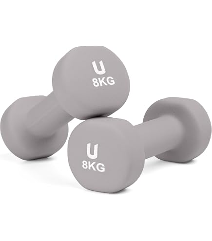 Coppia Di Manubri In Vinile Da 7kg Ciascuno - Per Palestra E Allenamento A Casa
