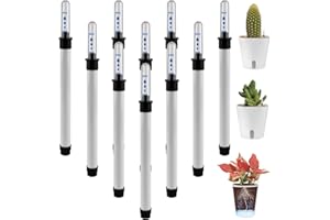 VEGOATY Lot de 10 indicateurs de niveau d'eau pour plantes - 22 cm - Indicateur d'arrosage des plantes - Indicateur de niveau d'eau pour jardinières, plantes hydroponiques, plantes en pot, toutes les