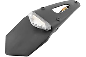 SMALL PARTS V parts - 11740 : portamatrículas universal enduro transp. 6+3 leds