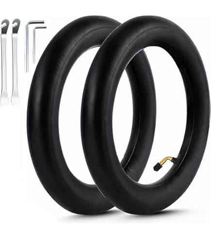 OUXI 10 x 2.125 Inch Replacement Tyres, Solid Tyres with 1 Electric Scooter Mounting Tools, Solid Rubber Tyres, 10 x 2.125 Inch Spare Wheels, Solid Rubber, Highly Elastic Electric Scooter Tyres