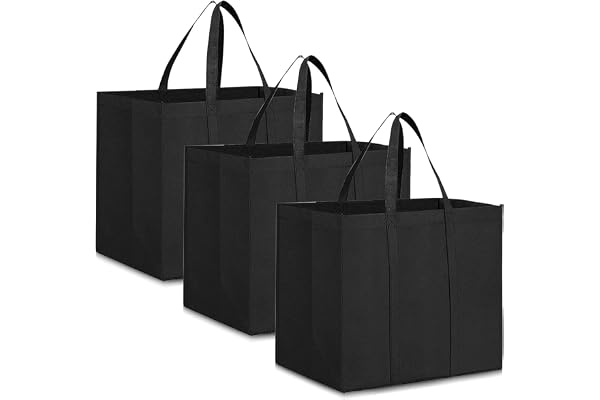Shoppingväska vikbar 3 stycken återanvändbara matväskor