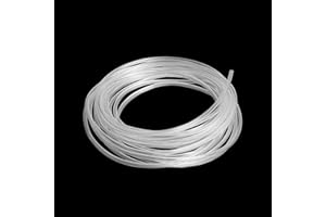 iMeistek Tuyau en plastique transparent de 7 mm x 10 mm de diamètre extérieur - 10 m de long - Tuyau flexible en vinyle PVC de qualité alimentaire pour transfert d'huile, d'eau et d'air