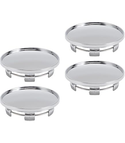 Audi 4M8071006A Dynamic Hub Caps (4 Pieces) Wheel Hub Caps, Black