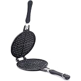 Taşhan D&ouml;k&uuml;m Waffle Tavası Bakalit Kulp Siyah