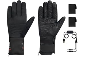 G-HEAT - Gants Chauffants Fins pour Intérieur | Chaleur Ajustable 3 Niveaux | Télétravail, Loisirs, Syndrome de Raynaud | Ultra-Confortables et Légers