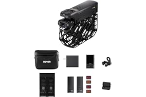 HOVERAir X1 PROMAX Dron con Camara, 192g Cámara Deportiva 8K Plegable con 15 Modos Automáticos, Seguimiento 42 km/h, Vuelo OmniTerrain,Detección de Colisiones,Autónomo para Deportes(Combo de Ciclismo)