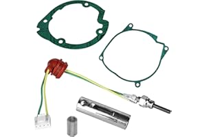 Delamiya Standheizung Keramik Glühkerze, 12V 5KW Keramik Pin Glühkerze Kit, Keramik Glühkerze und Dichtung für Autoheizung Zubehör, Für Luft Diesel Parkheizung Auto LKW Boot Air Diesel Standheizung