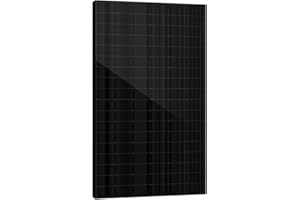 SAKETE Solarpanel 450W + 90W, Solarmodul N-Typ Full Black Doppelglas Bifazial, 108 Halbzellen, SMBB Technologie, geeignet für Balkonkraftwerk, 450W PV Panel x 1