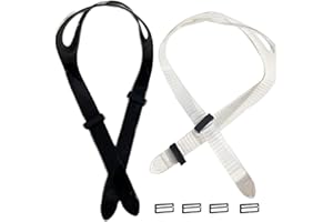 Faderr 2 correas de silicona de repuesto para máscara de buceo, correa de silicona para gafas de natación, accesorios para buceo, natación, esnórquel