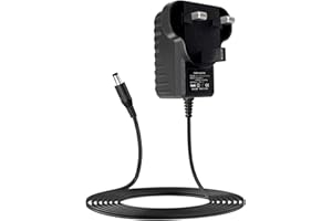 AMZFWING Baby Monitor Charger Power Cord for DC 6V VTech DM221 DM221-2 DM223 DM251 (Parent & Baby Units), DM111 DM112 DM222 DM271 (Parent Unit ONLY) Safe & Sound Audio Monitor, 6V AC to DC Power Adapter Black.