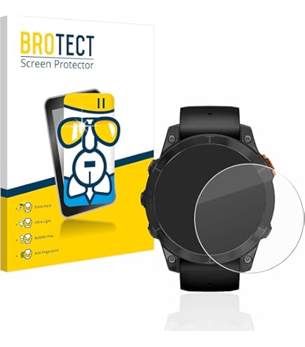 AtFoliX Glasfolie Für Garmin Venu 4 45 Mm - 9H Panzerfolie Hybrid-Glass Schutz