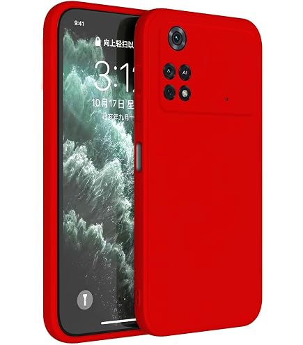 HONLEN Custodia Compatibile con POCO M4 Pro (4G) (6.43 Inches) Morbida