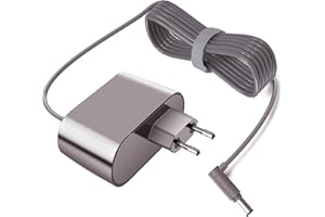 LIANSUM 26,1V Caricabatterie Compatibile con Dyson Animal V6 V7 V8 Absolute Aspirapolvere, Caricatore per DC58 DC59 DC61 DC62 DC72 SV03 SV04 SV05 SV06 SV11 SV10 SV09 Alimentatore Adattatore