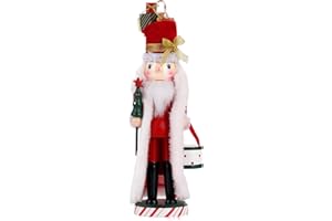 Xiongxiong Nutcracker Christmas Decoration Doll,35cm Soldier,Christmas Nutcracker,Decorations（Gift Head Santa Claus），An Excellent For Family And Friends