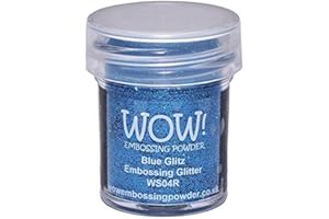 WOW! WOW ! Gaufrage Glitz 15ml-bleu poudre