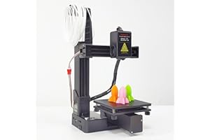 GOWENIC Beginner 3D Printer, Small 3D Printer, Easy Usage, Efficient Heating, Compact Size, High Resolution, for Educational Projects, Robust Design, Including Beginner's Manual (GB Plug)