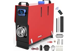 ‎IMAYCC IMAYCC Parkheizung, 8 KW Integrierte Parkheizung aus Aluminiumlegierung, 12 V Diesel Auto Heizung, mit Fernbedienung Großer LCD Monitor und Schalldämpfer, für Wohnmobile, Yachten, LKWs, Familien usw