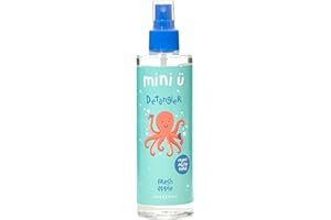 MINI-U Mini U Kids Detangler Spray with Aloe Vera Juice - Fresh Apple Scented Hair Detangling Spray for Knots & Tangles - Vegan Hair Products for Children - 250 ml