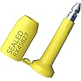 RAIBEX Container Seal ROTO Block Anti Spin 10 PCS Tamper Proof Container Bolt Seal Heavy Duty Security Seal Truck Seal OTL Yellow Color RX-B102