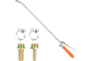 DMJJSD Lance de pulvérisation universelle de rechange réglable de 3/8" et 1/4" en laiton Barb universel de rechange pour nettoyeur haute pression pour jardins, vergers