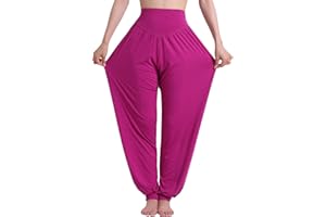 Hoerev Super Miękki Modalny Spandex Harem Joga Pilates Spodnie