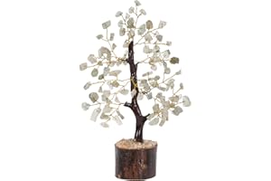 NARIBABU Green Jade Tree - Money Tree - Crystals and Gemstones - Jade Crystals - Feng Shui Gem Tree - Crystal Tree - Home Decor - Spiritual Gifts for Women