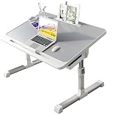 McStorey Premium Katlanabilir Laptop Masası, LED Aydınlatmalı USB Fanlı Diz&uuml;st&uuml; Bilgisayar Sehpası, Y&uuml;kseklik ve A&ccedil;ı Ayarlı, 
