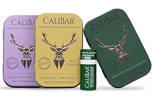 ‎CALIBAR Calibar Naturkosmetik - Intensive Pflege für Trockene und Rissige Hände & Lippen - Set: Feste Handcreme (36g) & SOS Repair Lippenpflege (5g)