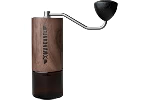 Kaffekvarn C40 MK4 Nitro Blade flytande bärnsten/rostfritt stål från Comandte, silver/brun, silver