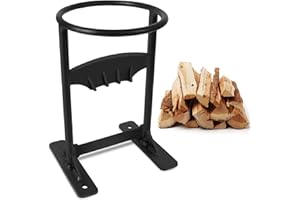 TRMLBE Holzspalter Manuell Tragbarer Brennholz Spalter Manueller Holzspalter Spaltwerkzeug Arbeitssparend Wood Splitter Anzündholzspalter Gusseisen für Zuhause Outdoor Camping (Typ A)