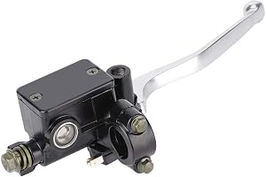 7/8 "motorcykel frambroms kopplingsspak huvudcylinder, 22 mm motorcykel skivbroms pump montering passar för Honda främre broms övre pump